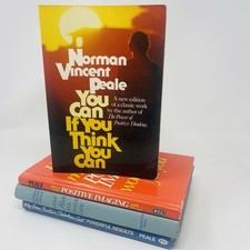 Lot of 4 Norman Vincent Peale  Positive Imaging Self-Help Daily Living