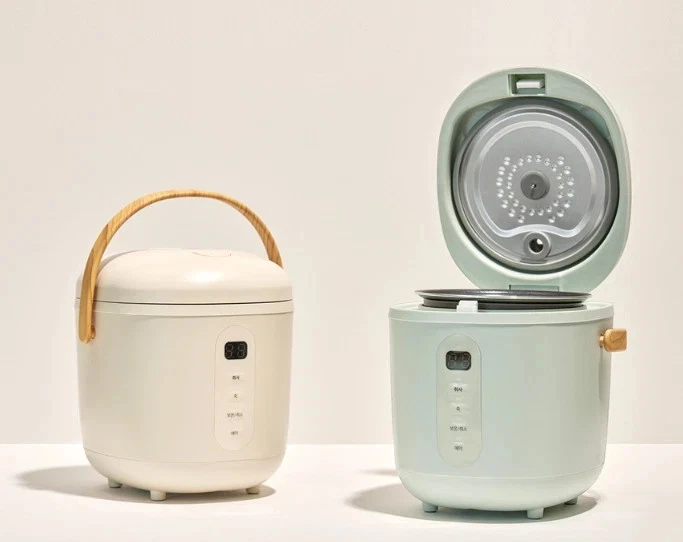 Orte Mini Electric Rice Cooker 1.5 Person 220V LED Compact Camping 2Color New