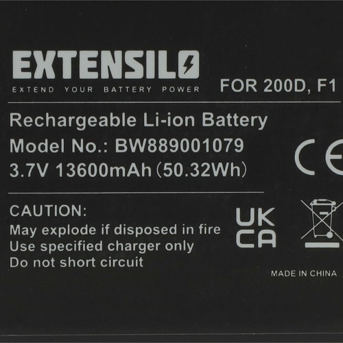 Bateria do Pure Evoke H6 F4 D6 D4 Domino H4 D4 Mio H4 Prestige 13600mAh 3,7V - Zdjęcie 5 z 9