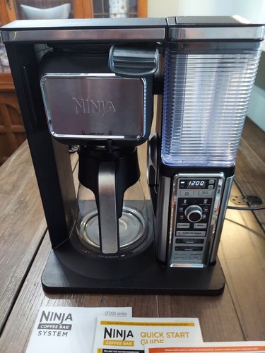 Ninja Coffee Bar System Coffee Maker Glass Carafe & Frother CF090 Tested - Picture 3 of 9