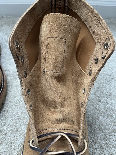 RED WING IRON RANGER MEN'S 6-INCH BOOT IN HAWTHORNE MULESKINNER LEATHER Rebuilt! - Picture 13 of 16