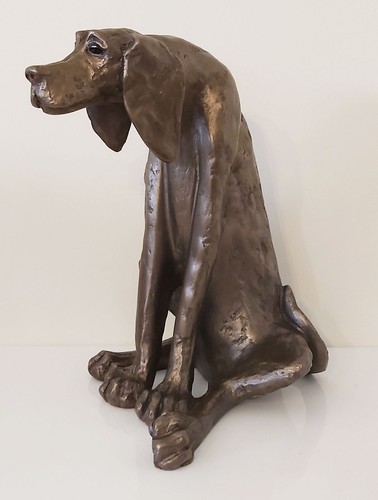 Dog Cold Cast Bronze Ornament - Sidney - Frith Sculpture S124 - Picture 2 of 3