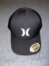 Hurley Snapback Del Mar Trucker Black Mesh Back Hat MSRP 28