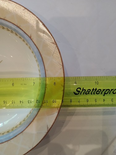 Debenhams Enchanted Garden Bowls X4 8 1/2 Inch 21.5cm Diameter Heritage Mint A - Picture 9 of 13