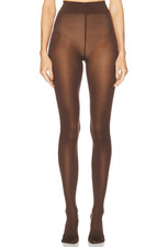 WOLFORD Velvet De Luxe 66 Tights in Umber Size XS NWOT