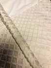 Croscill King Sham 26” X 42”  and  Queen 13.5 " Drop Bed Skirt Cream Corded