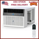 8000BTU Window Air Conditioner AC Unit 6 Modes Sleep Mode Ultra Quiet U-Shaped