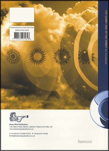 Sunny Side of the Street Trombone Treble Clef Music Book plus Key Sig Bookmark - Picture 11 of 11