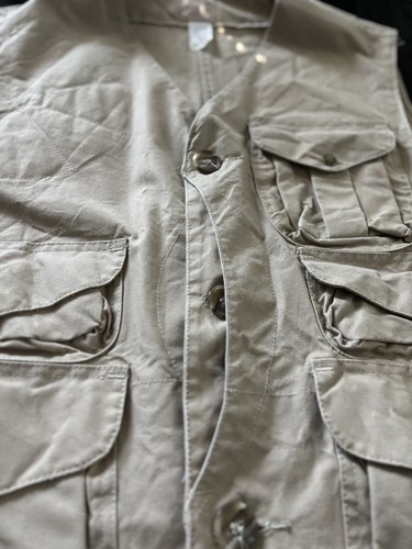 Filson Dry Tin Cloth Upland Hunting Vest Men's X-Large 532  Bird Duck - Picture 2 of 10