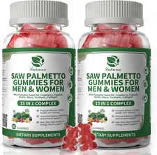 Saw Palmetto Gummies - Premium Prostate Health Support Supplement for Men
