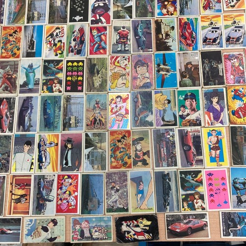 Lotto Carte Showa Menko Quadrate Rotonde Tipi Misti Vintage Giapponesi Retrò Set - Foto 11 di 12