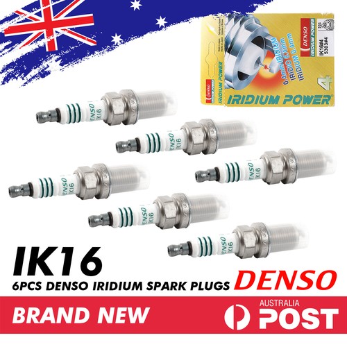 6pcs IRIDIUM Spark Plugs IK16 for '98'03 Holden Rodeo TF 3.2L V6 6VD1