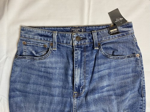 Abercrombie Zoe High Rise Distressed Ankle Straight Jeans Women’s Size 30 - Picture 3 of 9