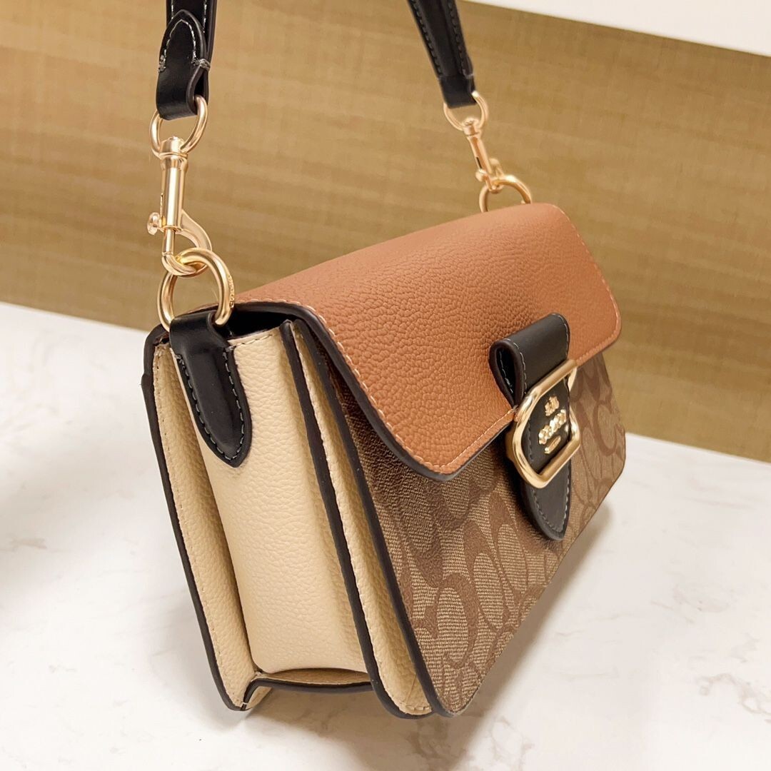 COACH コーチ CE560 モーガン ショルダー バッグ カラーブロック 