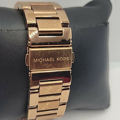 Michael Kors Rose Gold MK-5652 Watch MICHAEL KORS CAMILLE ROSE GOLD TONE+CHRONO,CRYSTAL,ROMAN  main image 3