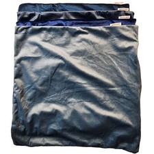 4 Pack Navy Blue Throw Pillow Covers 18x18 Velvet Soft Square Pillow Cases