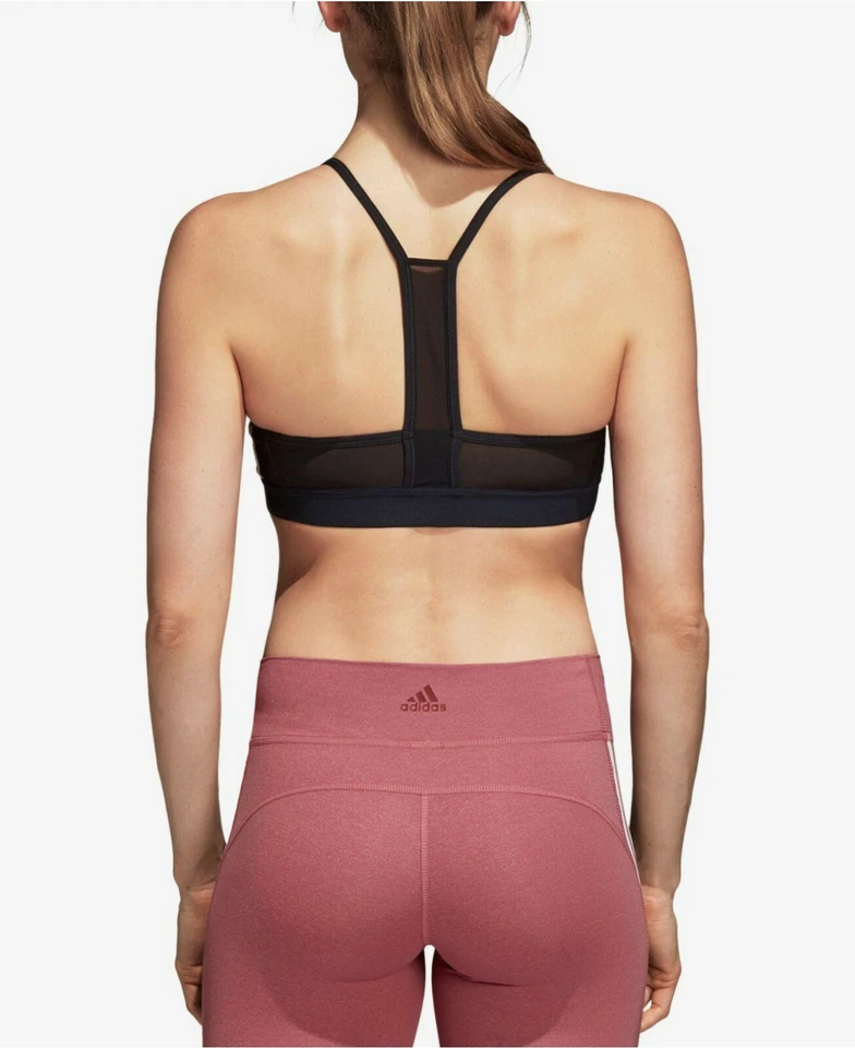 Adidas L1019 Y-Back Compression Low-Impact Women's Sports Bra Black Size XS - Image 3 of 3