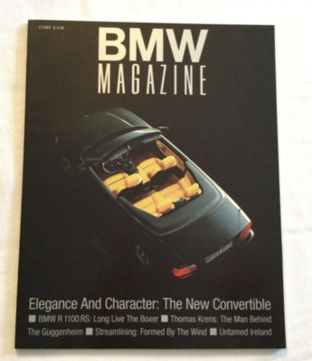 1993 Feb BMW MAGAZINE - ELEGANCE & CHARACTER: THE NEW CONVERTIBLE R 1100RS
