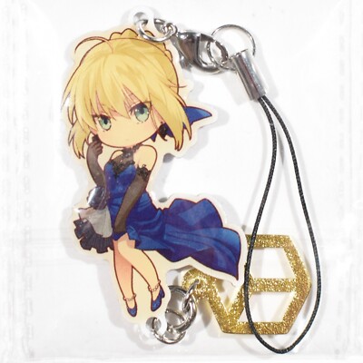Artoria Saber Fate Extella Yurayura Metal Keychain Charm FGO Fate Grand Order