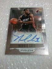 Norris Cole Miami  Heat 2012-13 Panini Prizm Autographed #77