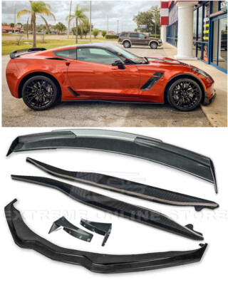 For 14-19 Corvette C7 | Z06 Stage 3 CARBON FIBER Body Kit w/ CLEAR