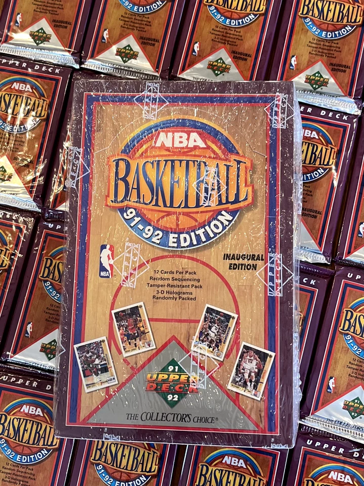 1991-92 Upper Deck Inaugural Edition Basketball - Factory Sealed Box - Jordan
