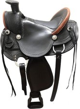 Wade Tree A Fork Premium Work Leather Roping Ranch Horse Saddle 14" To 18" Inch