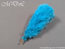 British Officers Turquoise Feather Helmet Plume