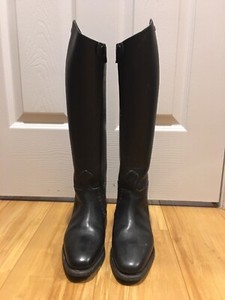 Bottes hautes noires à franges, Bull Boxer 40 | Kaufen auf