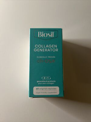 Biosil Collagen Generator with ch-OSA helps generate collagen 60 vegan capsules