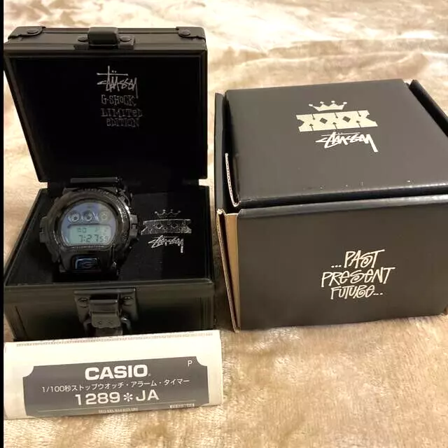 Casio G Shock Stussy 30th Anniversary Watch Model DW 6900ST in Box