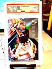 2018 Bowman Platinum Aaron Judge Batting Stance #86 Mint 9 Fresh From PSA 