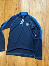 NWT NBA brand Oklahoma City Thunder half zip pullover Size S