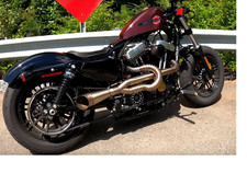 Scarico personalizzato 2 in 1 Harley Sportster 883/1200/48 (2004-2022) | 2025