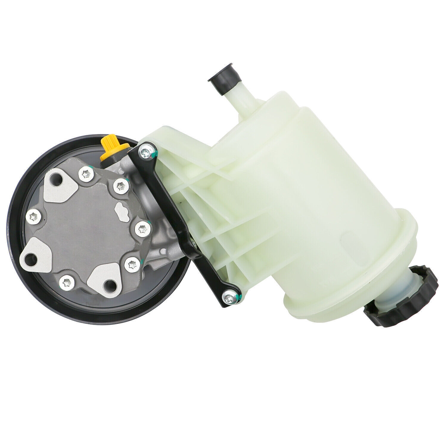 Power Steering Pump W/Pulley & Reservoir For Dodge Ram