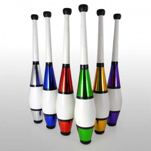 3er Set Euro Classic Jonglierschläger - Anfänger Jonglierpins - Zirkusschläger - Bild 4 von 4