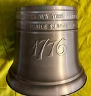Seymour Mann Pewtertone 1974 Ice Bucket "1776 Liberty Bell" Made in Italy — photo 10