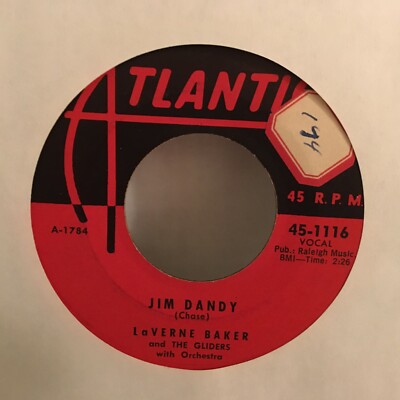LUVERNE   BAKER          7''  45    SINGLE,  JIM  DANDY  /  TRA LA LA 