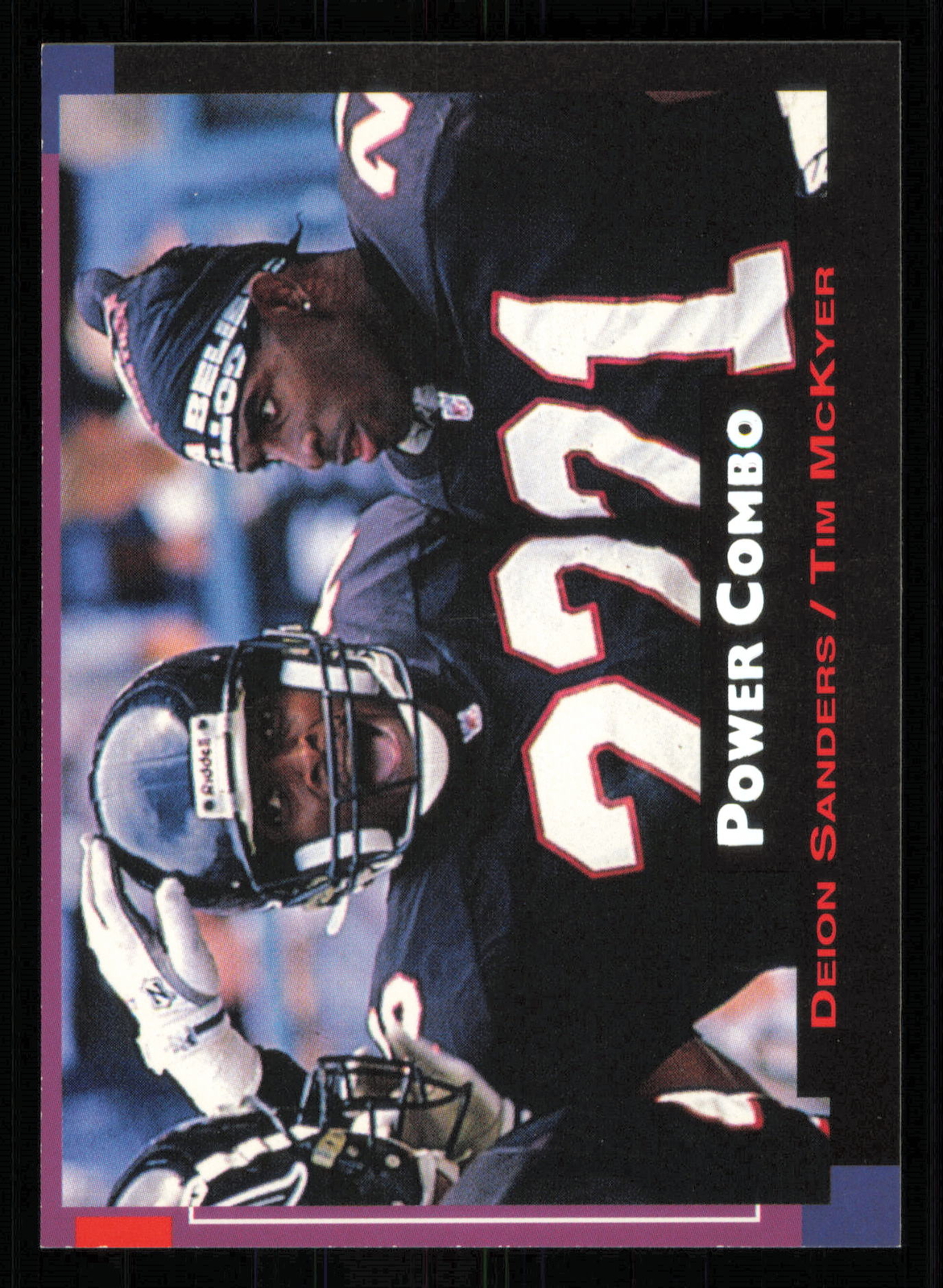 1993 Pro Set Power 4 Deion Sanders / Tim McKyer Near Mint or