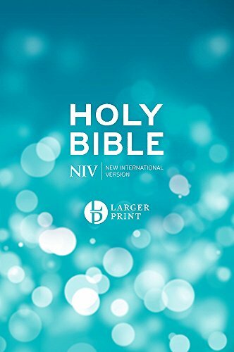 NIV Larger Print Blue Hardback Bible by New International Version NEW - Image 4