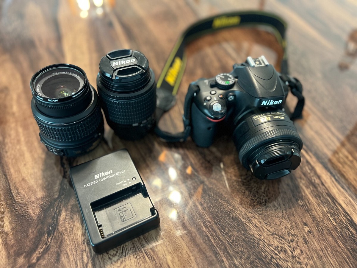 Nikon d5100 camera with 3 lenses | eBay 