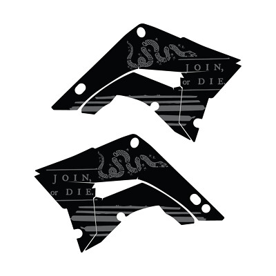 Polisport Restyle cr125 cr250 Honda 2002+ graphics Join or Die FREE SHIPPING