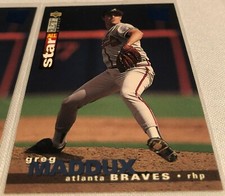 1994 Upper Deck Collector's Choice Baseball Greg Maddux Atlanta Braves All Star