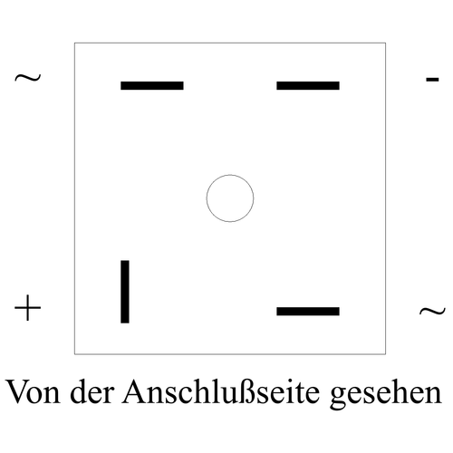 Brückengleichrichter KBPC 3510 35A / 1000V Gleichrichter Gleichrichterbrücke - Bild 2 von 2