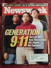 NEWSWEEK November 12 2001 Generation 911 September 11 Attacks Afganistan NEWSWEEK November 12 2001 Generation 911 September 11 Attacks Afganistan