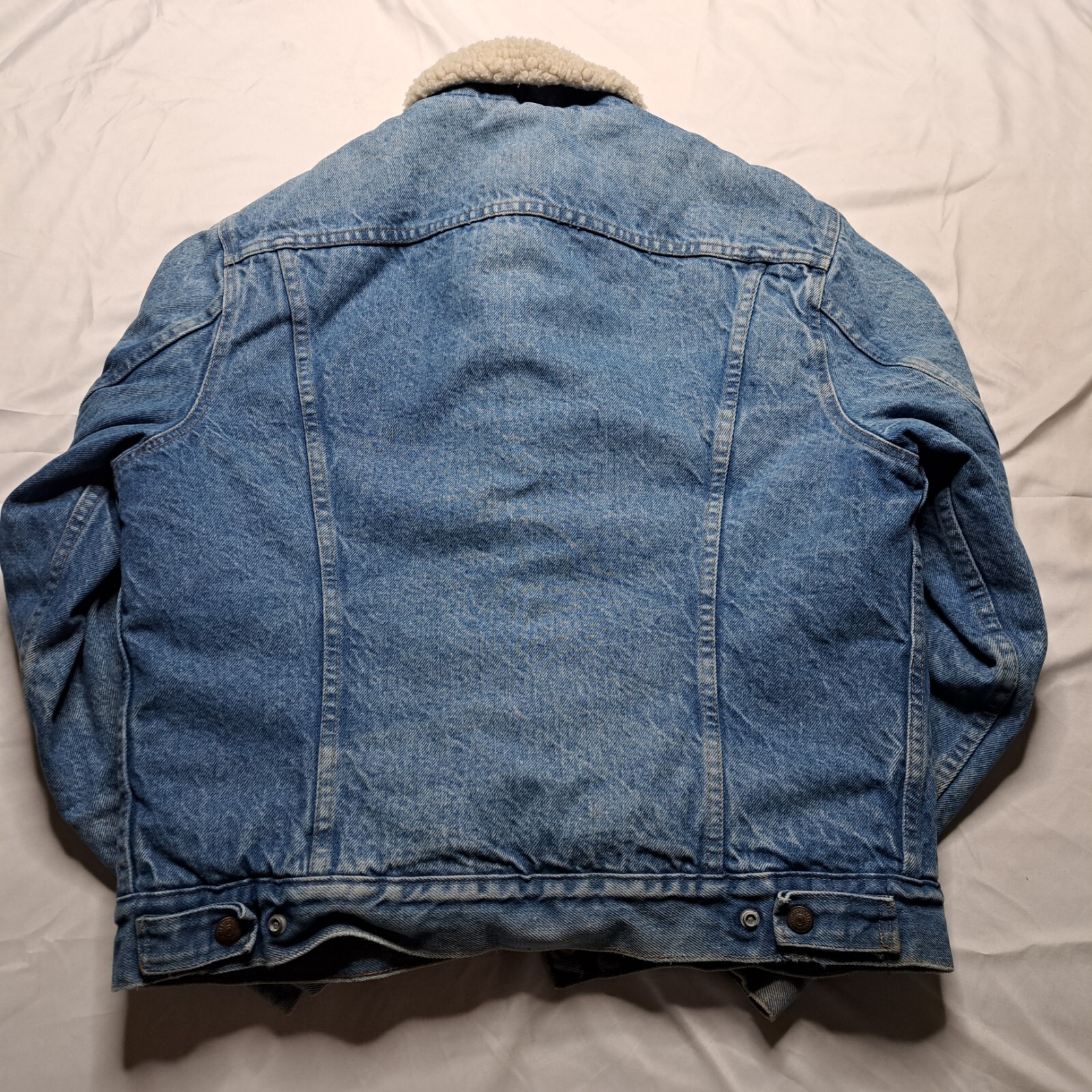 Levi’s men's sherpa denim trucker jacket, Size 42 Gem