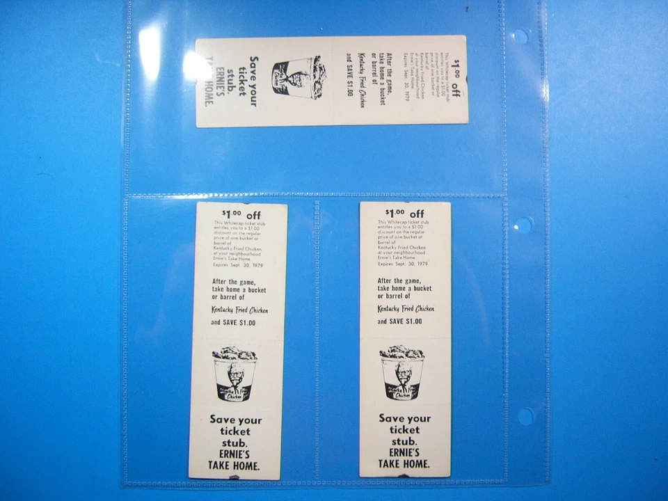 LOT 24 1979 1980 1981 VANCOUVER WHITECAPS NASL SOCCER FOOTBALL GAME TICKET STUBS - Image 2 of 4
