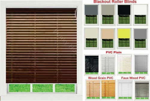 blackout blinds wooden