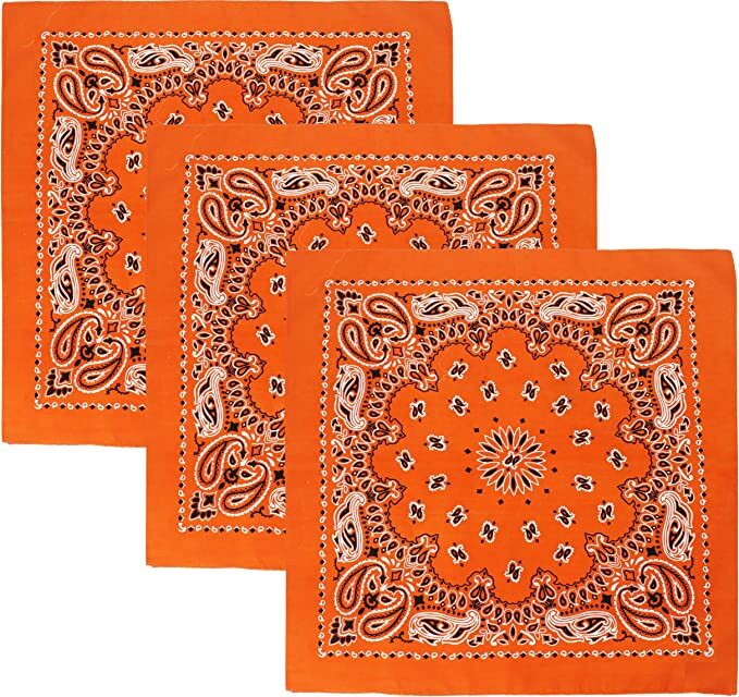 Trainmen Paisley Jumbo Bandana Military Large Army Cotton Bandanna