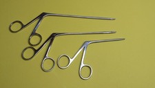 3 PCS HARTMAN ALLIGATOR FORCEPS SERRATED 3.5'' 5.5'' 6.5'' SURGICAL INSTRUMENTS